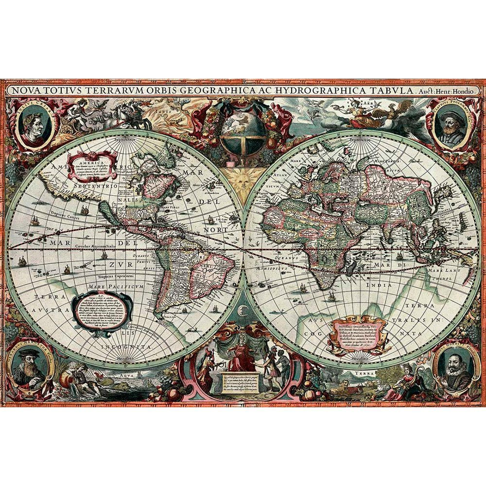 TOMAX PUZZLE 1000 PIEZAS HISTORICAL WORLD MAP TOMAX PUZZLE 1000 PIEZAS HISTORICAL WORLD MAP